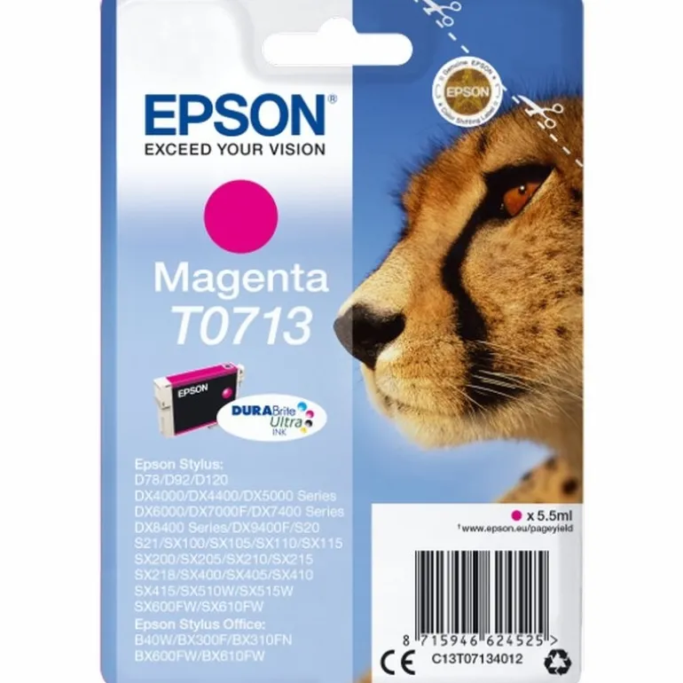 Epson T0713 DURABrite Ultra Ink Magenta - Cartucho