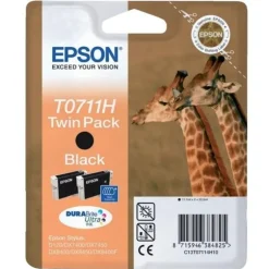 Epson T0711 Negro 2U - Cartucho