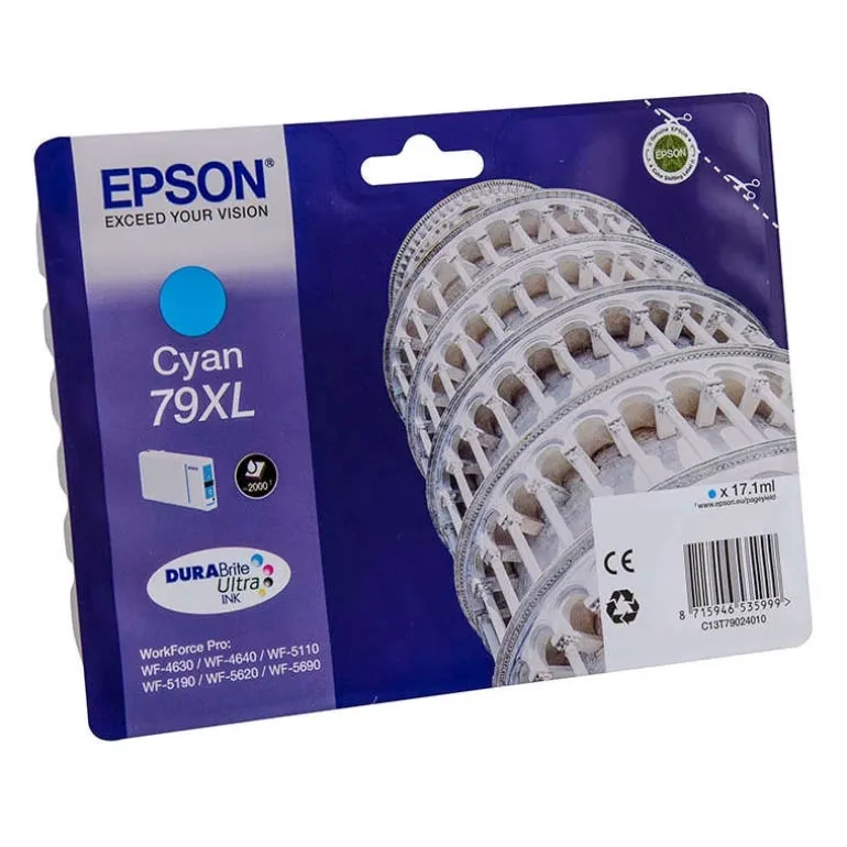 Epson 79XL Cian WF-4630DWF/WF-4640DTWF/WF-5110DW - Cartucho