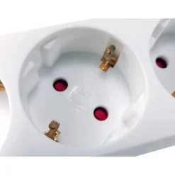 Equip Base Múltiple 3 Salidas 1.5m Blanco - Regleta