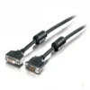 Equip Macho - Macho 5 Metros con Ferritas - Cable DVI