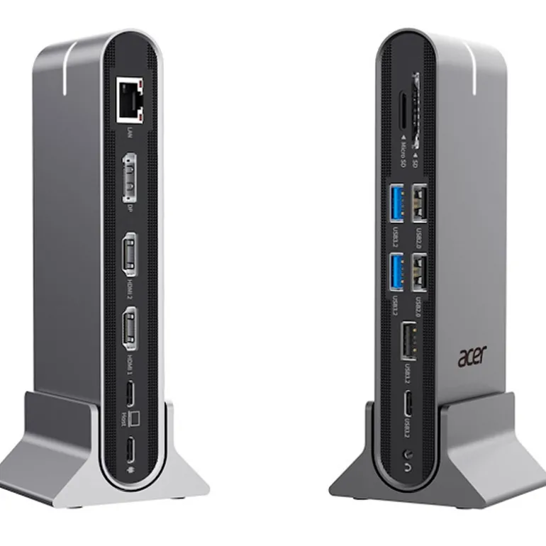Estación Acoplamiento Acer Type C Universal Docking Station 15 En 1 x HDMI 4K@60Hz Plata