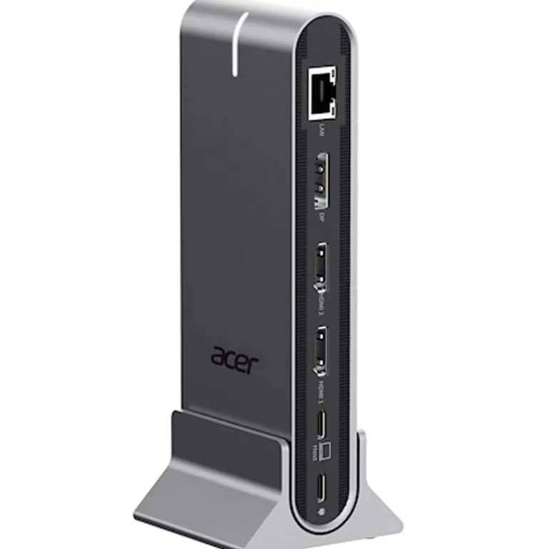 Estación Acoplamiento Acer Type C Universal Docking Station 15 En 1 x HDMI 4K@60Hz Plata
