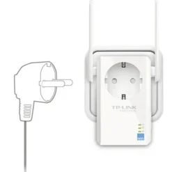 Extensor Tp-Link Wifi A 300 Mbps Enchufe TL-WA860RE
