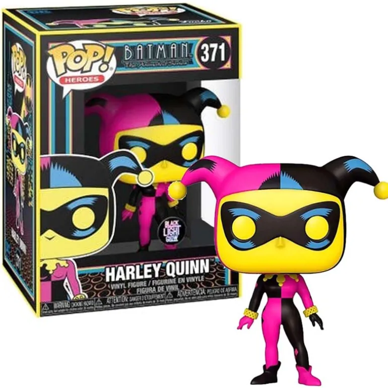 Figura Funko Pop Dc Black Light Harley Quinn Multicolor