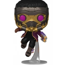 Figura Funko Pop Marvel What If T'Challa Star Lord