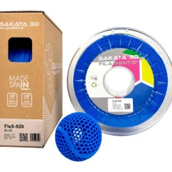 Filamento Sakata 3D FLEX 920 1.75mm 1Kg Azul