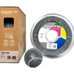 Filamento Sakata 3D FLEX 920 1.75mm 1Kg Gris