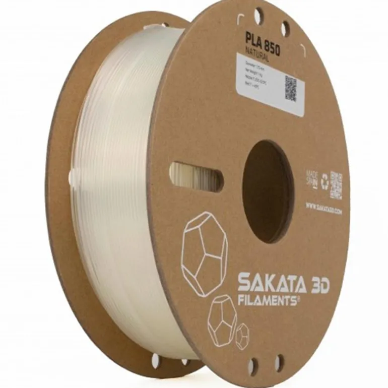 Filamento Sakata 3D PLA 850 1.75mm 1Kg Natural