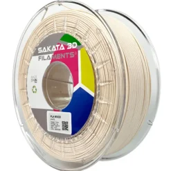 Filamento Sakata 3D PLA WOOD 1.75mm 1Kg Blanco
