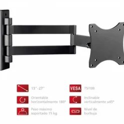 Fonestar STV-648N Orientable 13"/27" Negro - Soporte TV