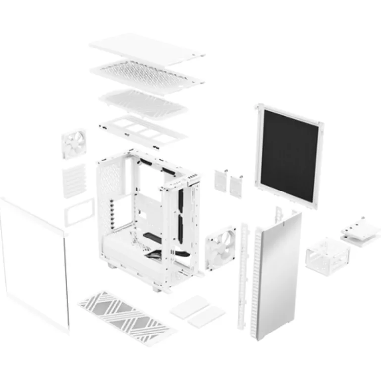 Fractal Design Define 7 Compact White Cristal Templado - Caja/Torre