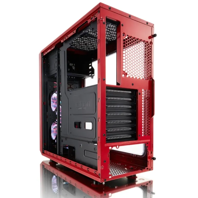 Fractal Design Focus G Rojo - Caja/Torre