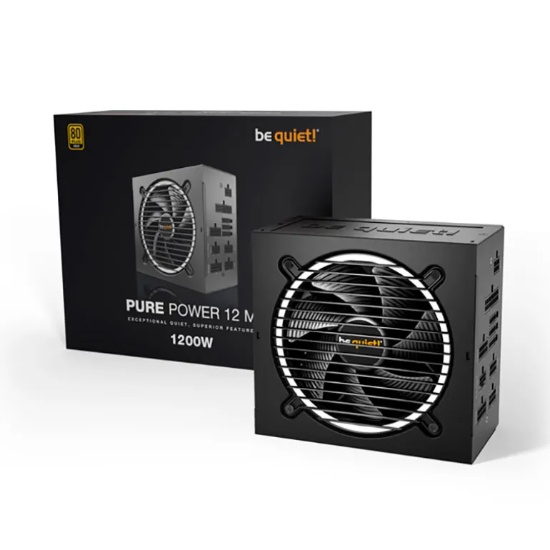 Fuente/PSU be quiet! Pure Power 12 M 80 Plus Gold ATX 3.0 1200W ATX 3.0 PCIE 5.0 Modular