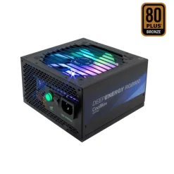 Fuente/PSU Coolbox DeepEnergy RGB600 80 Plus Bronze 600W Semi-Modular