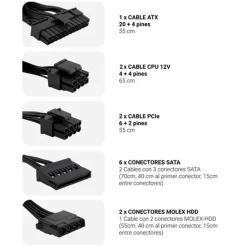 Fuente/PSU Coolbox POWERLINE III 850W 85% EFI ATX12V