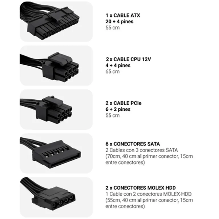 Fuente/PSU Coolbox POWERLINE III 850W 85% EFI ATX12V