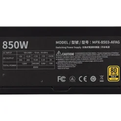 Fuente/PSU Cooler Master MWE Gold 850 V3 80 Plus Gold 850W ATX 3.1 Modular