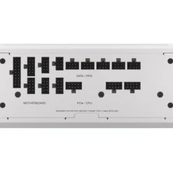 Fuente/PSU Corsair RM1000X Shift White 80 Plus Gold 1000W ATX 3.1 PCIE 5.1 Modular