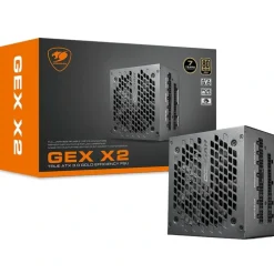 Fuente/PSU Cougar GEX X2 80 Plus Gold 850W ATX 3.0 PCIE 5.0 Modular Negro
