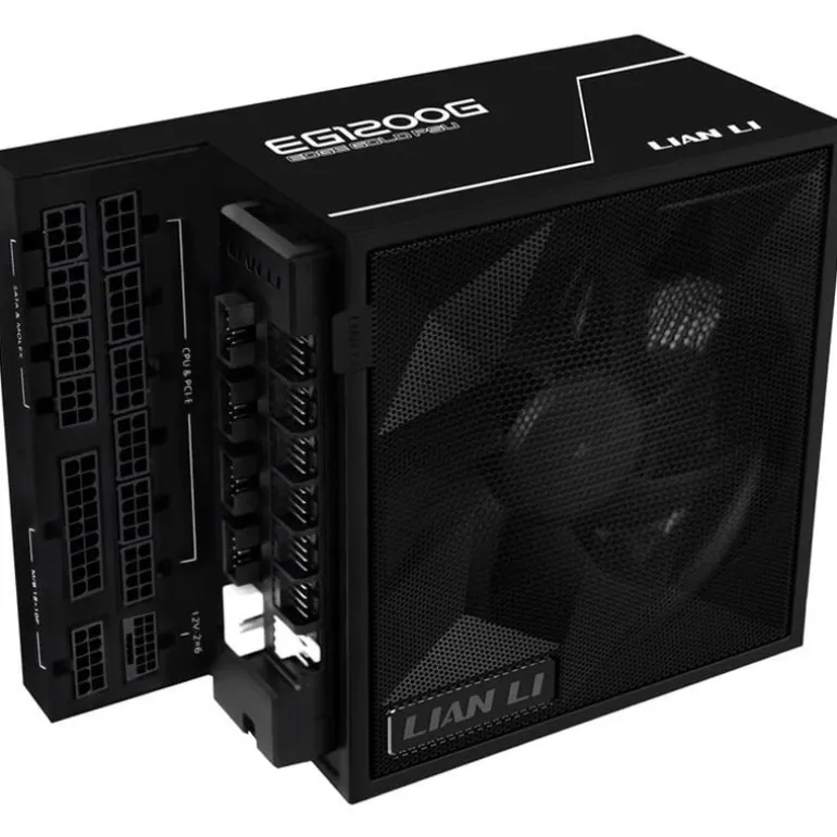 Fuente/PSU Lian Li Edge EG1200G 80 Plus Gold 1200W ATX 3.1 PCIE 5.1 Modular Negro
