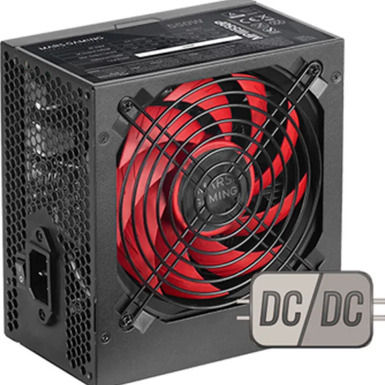 Fuente/PSU Mars Gaming MPIII550P 550W Eficencia Digital APFC 85% AI-RPM Negro