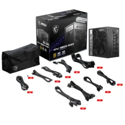 Fuente/PSU MSI MPG A850G 80 Plus Gold 850W ATX 3.0 PCIE 5.0 Modular