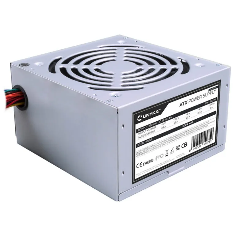 Fuente/PSU UNYKAch 80 Plus White 500W