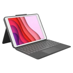 Funda Logitech Combo Touch Con Teclado Retroiluminado Para iPad Grafito