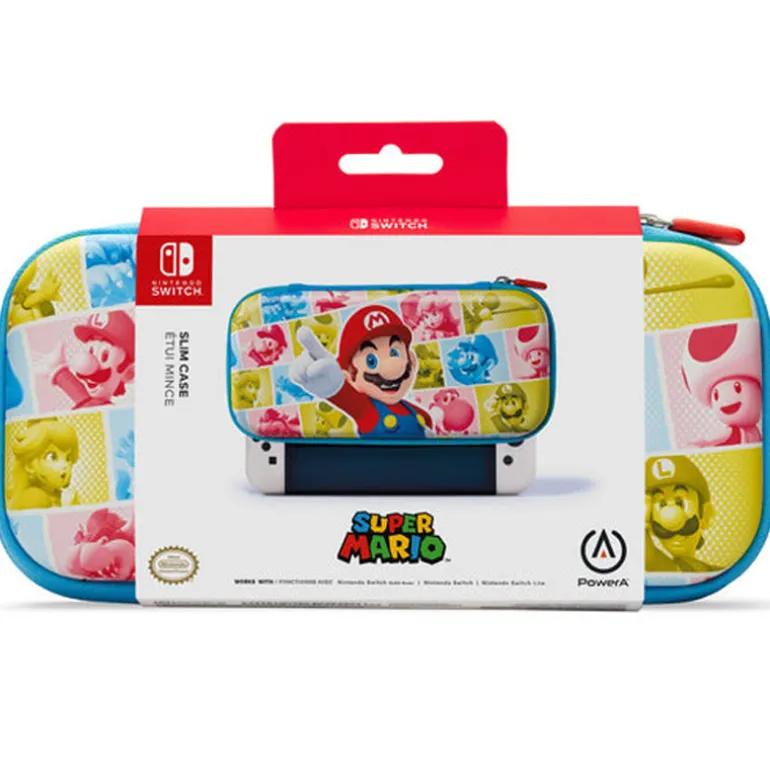 Funda PowerA Mario Photo Booth Protectora Para Nintendo Switch OLED/Lite