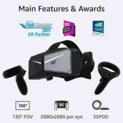 Gafas Realidad Virtual Pimax Crystal Light Headset + Controles