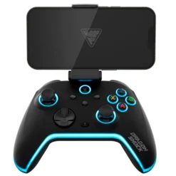 Gamepad DragonShock Aurora Plus Wireless Con Soporte Móvil Para PS3, PC, Android e iOS Negro