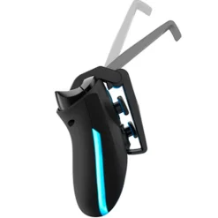 Gamepad DragonShock Aurora Plus Wireless Con Soporte Móvil Para PS3, PC, Android e iOS Negro