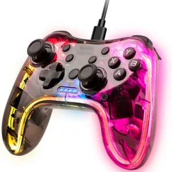 Gamepad Mars Gaming MGP-C Neón RGB Wired Multiplataforma