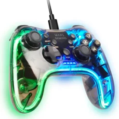 Gamepad Mars Gaming MGP-C Neón RGB Wired Multiplataforma