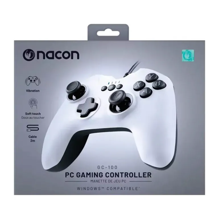 Gamepad Nacon GC-100 PC Blanco