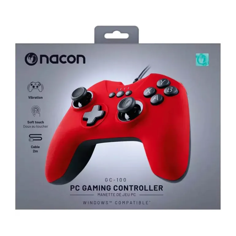 Gamepad Nacon GC-100 PC Rojo