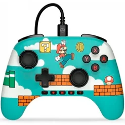 Gamepad PowerA Mario Time! Avanzado Wired Para Nintendo Switch 2