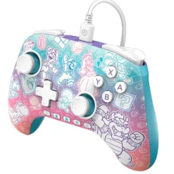 Gamepad PowerA Mushroom Kingdom Avanzado Wired Para Nintendo Switch 2