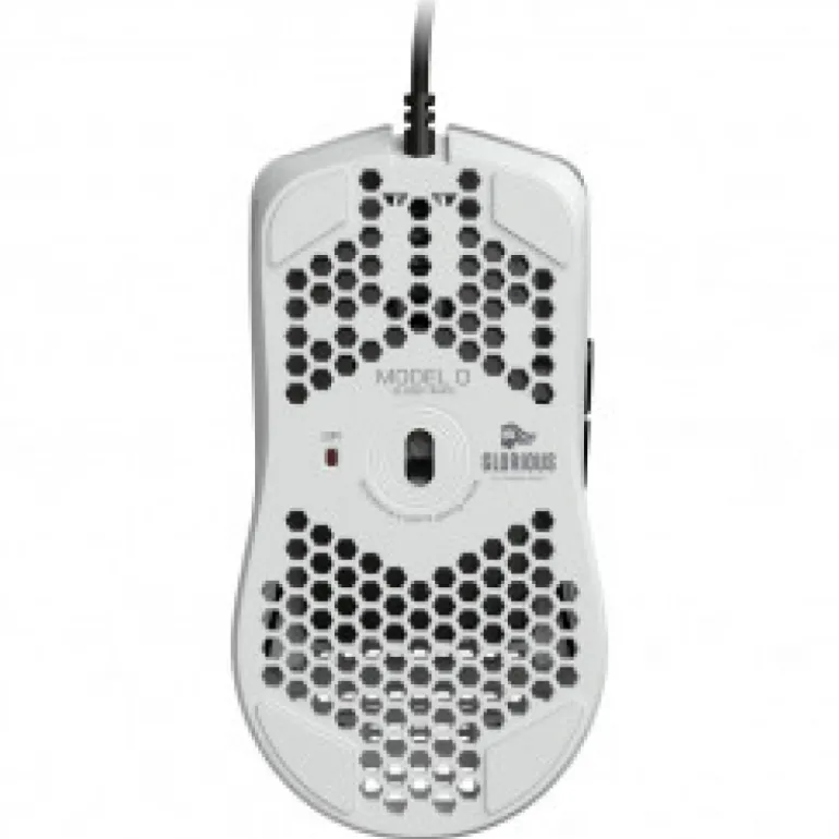 Glorious PC Gaming Race Model O Gaming 12000 Dpi Blanco Glossy - Ratón