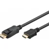 Goobay DisplayPort M a HDMI M 1m - Cable DisplayPort