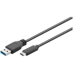 Goobay USB C 3.0 Negro 3m - Cable