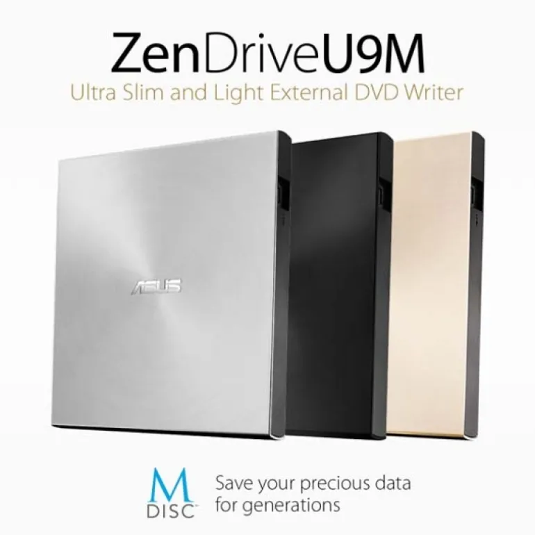 Grabadora Asus ZenDrive U7M / Plata