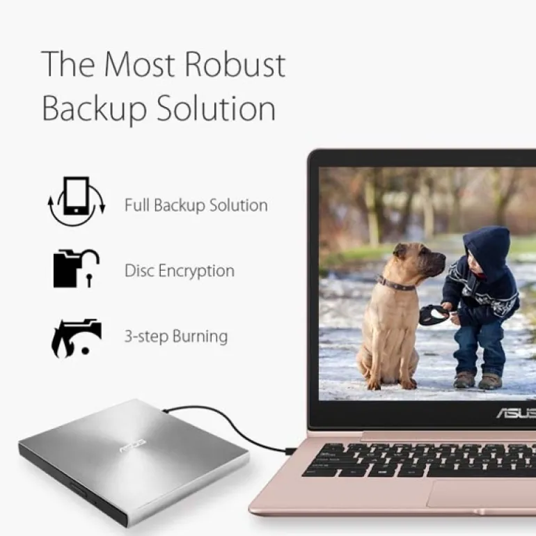 Grabadora Asus ZenDrive U7M / Plata