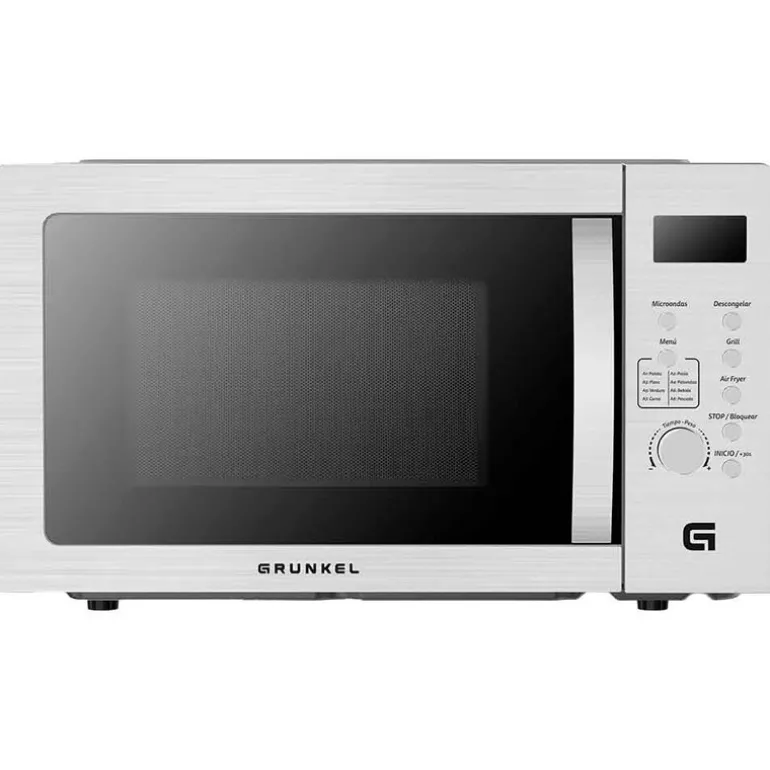 Grunkel MW-28 28L Grill Airfryer Plateado