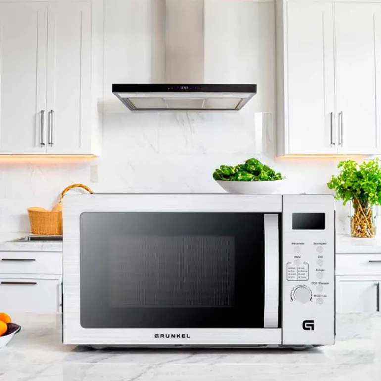 Grunkel MW-28 28L Grill Airfryer Plateado