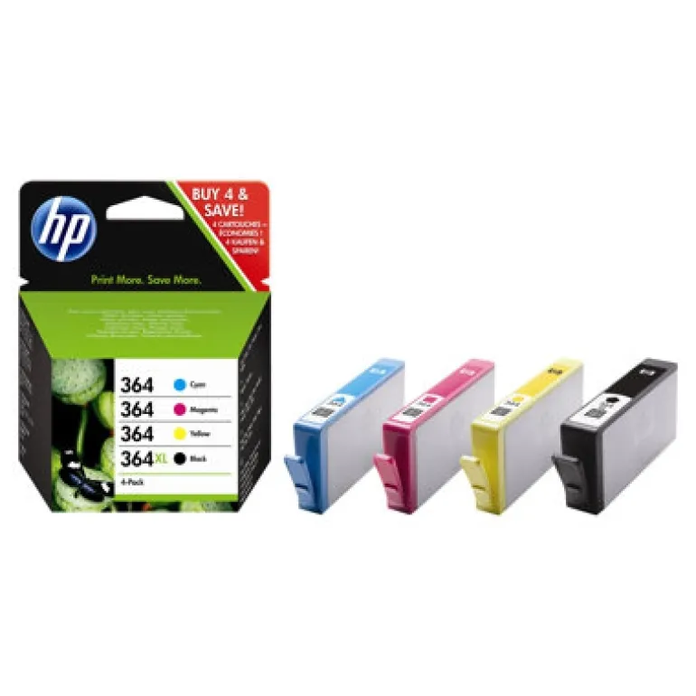 HP 364 4-Pack Combo - Cartucho