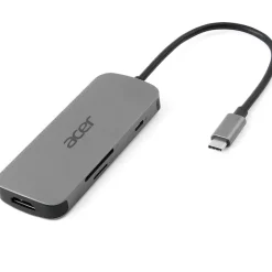 Hub Acer 7 En 1 Type-C Dongle Plata