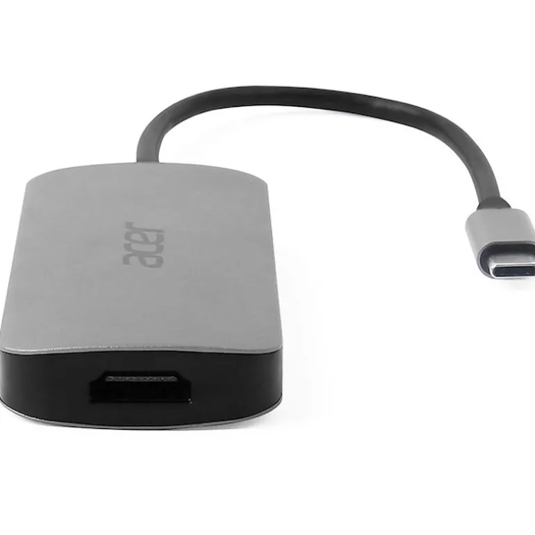Hub Acer 7 En 1 Type-C Dongle Plata