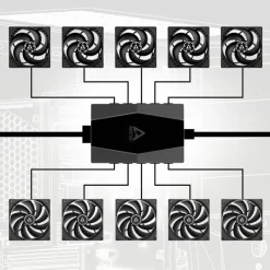 Hub Arctic Case Fan PWM 10 Puertos